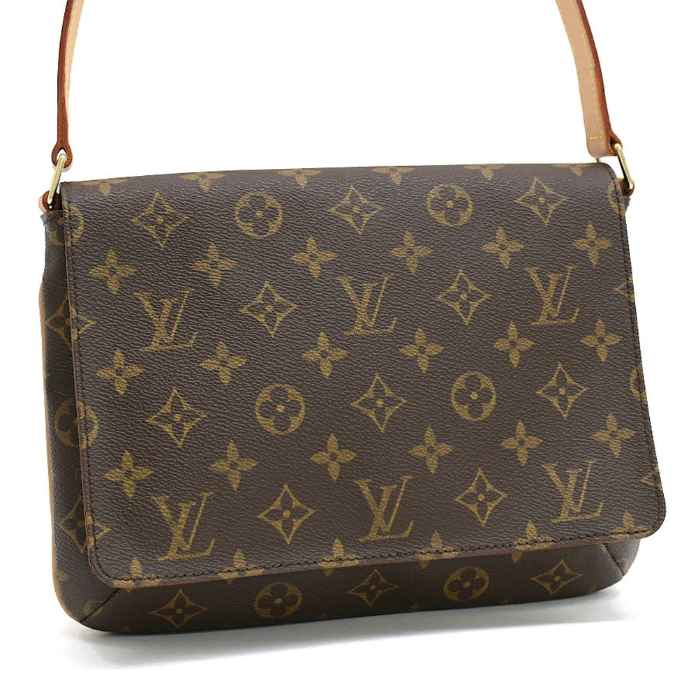 Louis Vuitton Musette Tango Short Strap Shoulder Bag Monogram Brown